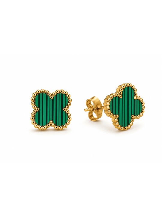 PENDIENTES VAN CLEEF BÁSICO - VERDE