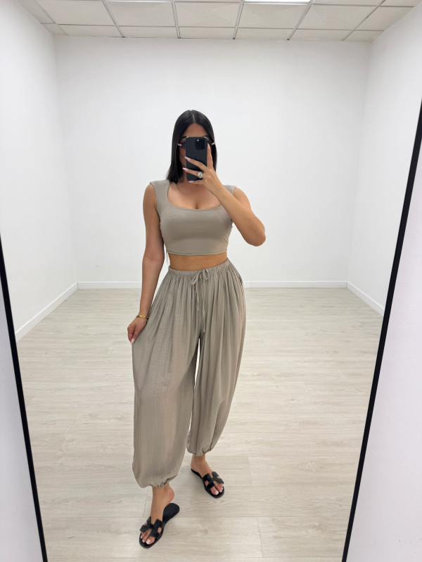 PANTALÓN GLOBO BASIC - TOUPE
