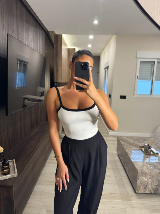 BODY DUO LICRA - BLANCO