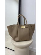 BOLSO PREMIUM DE PIEL 100% - TOUPE