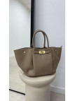 BOLSO PREMIUM DE PIEL 100% - TOUPE
