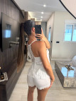 PIJAMA SATINADO PREMIUM - BLANCO