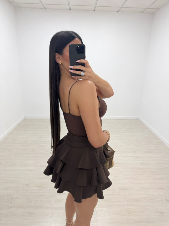 TOP SARA - MARRÓN