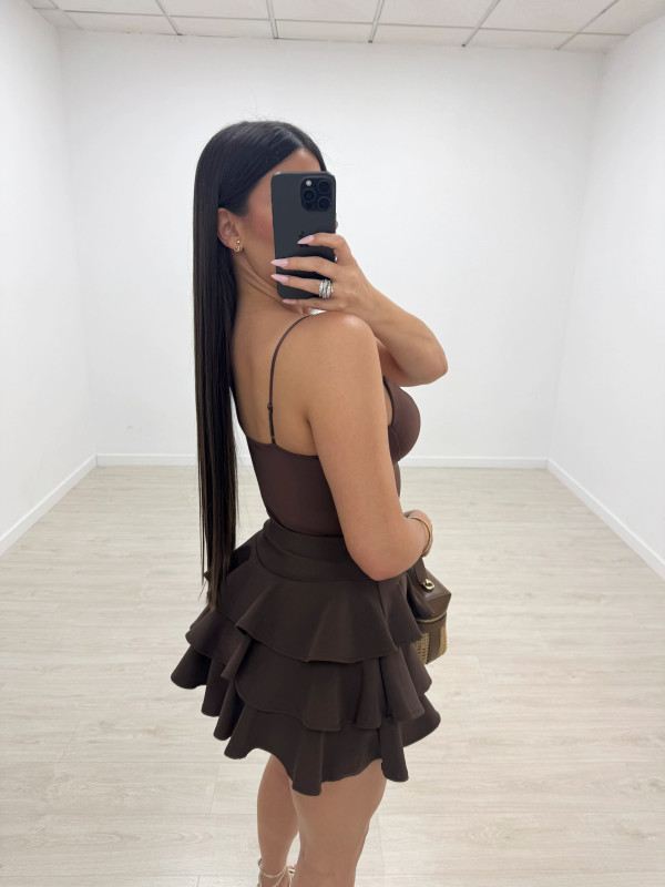 TOP SARA - MARRÓN