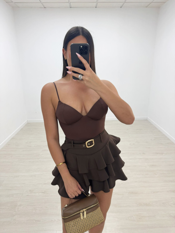 TOP SARA - MARRÓN