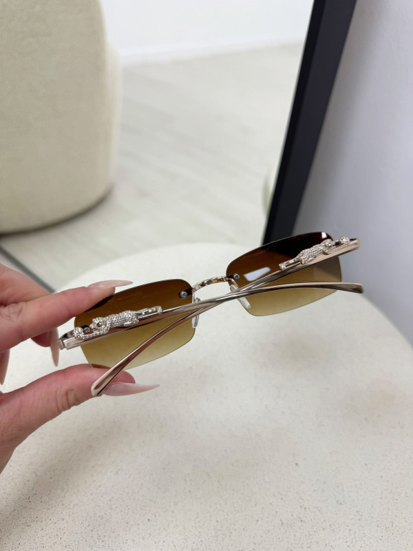 GAFAS CARTIER - MARRÓN