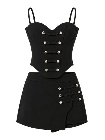 CONJUNTO EXCLUSIVO ALAMARES - NEGRO
