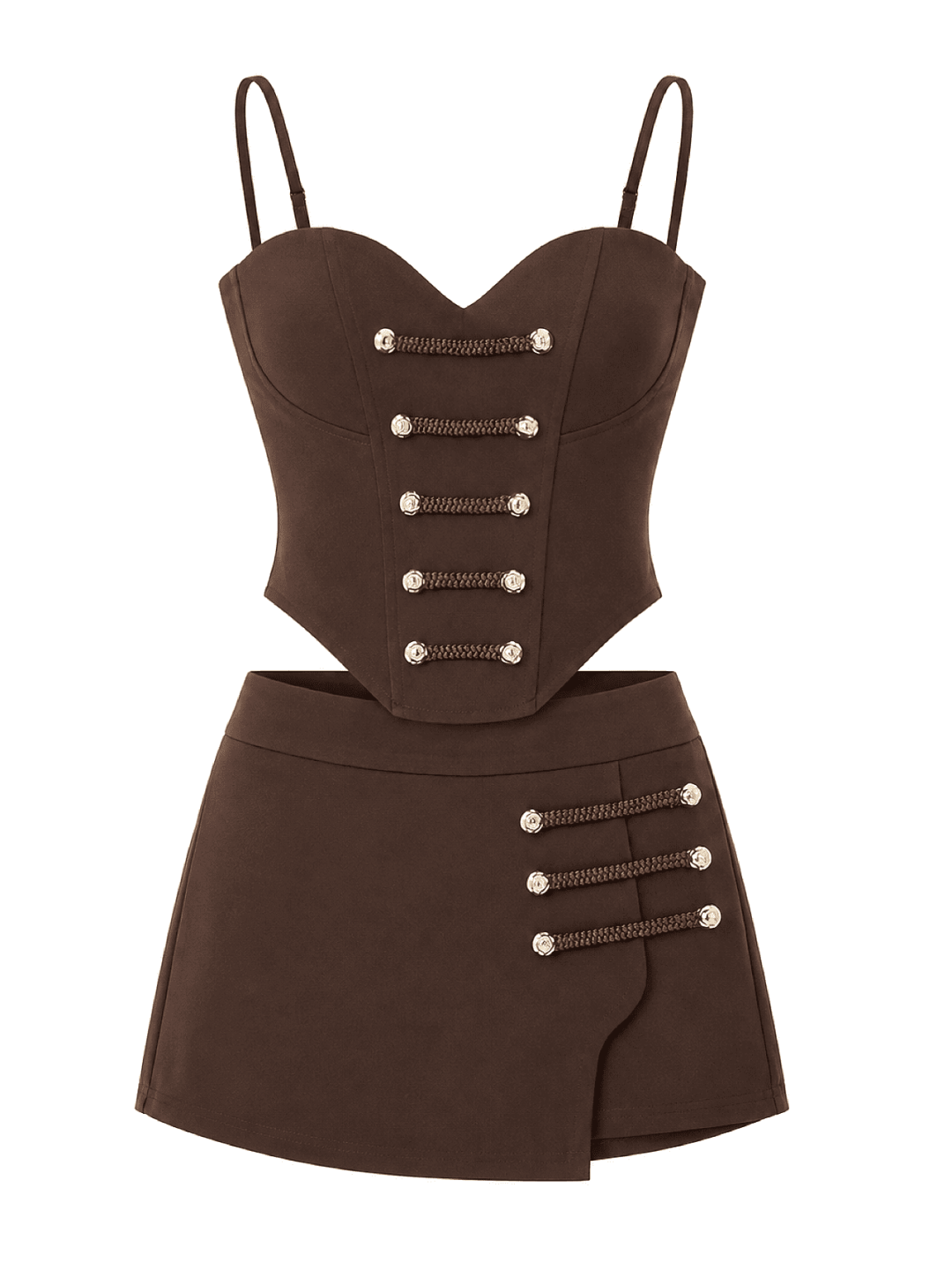 CONJUNTO EXCLUSIVO ALAMARES - MARRÓN