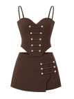 CONJUNTO EXCLUSIVO ALAMARES - MARRÓN