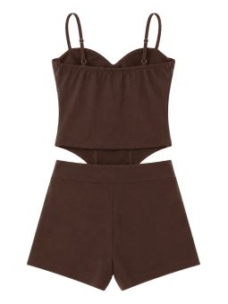 CONJUNTO EXCLUSIVO ALAMARES - MARRÓN