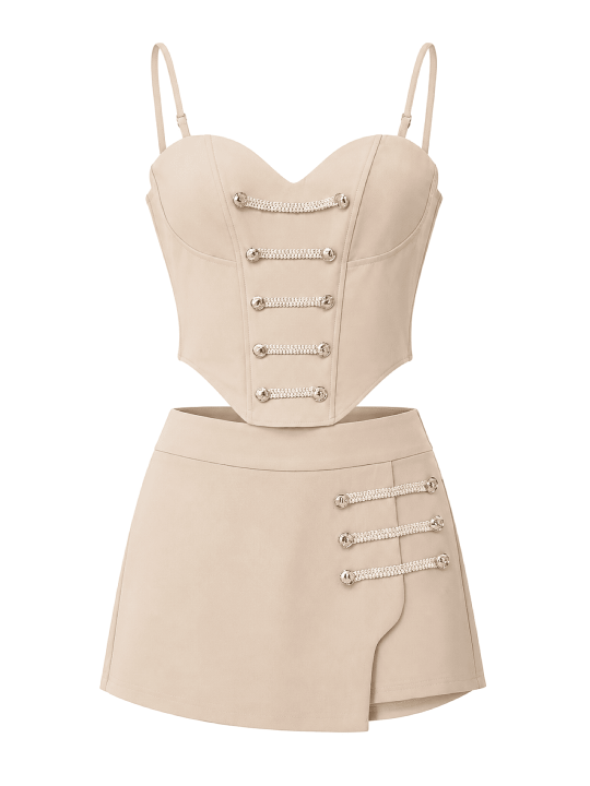 CONJUNTO EXCLUSIVO ALAMARES - BEIGE