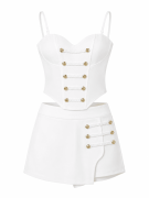 CONJUNTO EXCLUSIVO ALAMARES - BLANCO