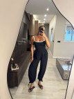 PANTALÓN GLOBO LAZADA - NEGRO