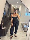 PANTALÓN GLOBO LAZADA - NEGRO
