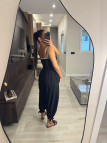 PANTALÓN GLOBO LAZADA - NEGRO