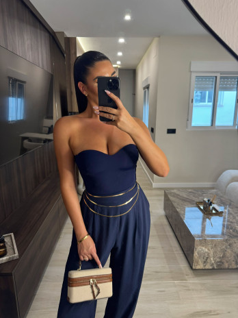 TOP SARA 2.0 - AZUL MARINO