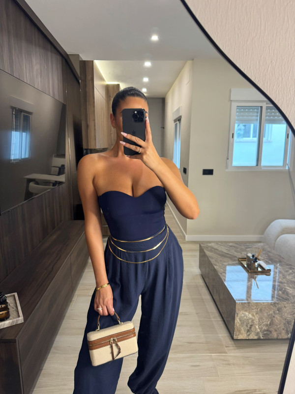 TOP SARA 2.0 - AZUL MARINO