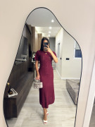VESTIDO SANDRO EXCLUSIVO - TINTO