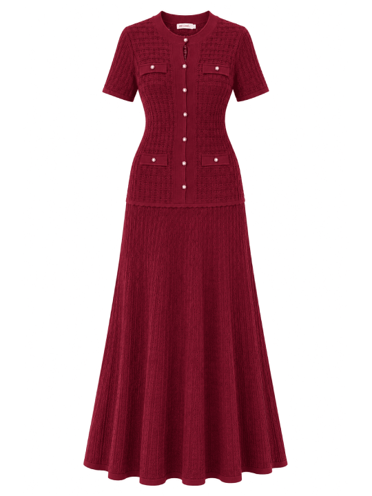 VESTIDO SANDRO EXCLUSIVO - TINTO