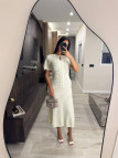 VESTIDO SANDRO EXCLUSIVO - BEIGE