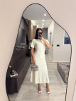 VESTIDO SANDRO EXCLUSIVO - BEIGE