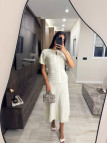 VESTIDO SANDRO EXCLUSIVO - BEIGE