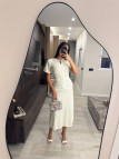 VESTIDO SANDRO EXCLUSIVO - BEIGE