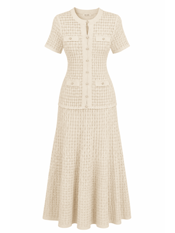 VESTIDO SANDRO EXCLUSIVO - BEIGE