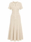 VESTIDO SANDRO EXCLUSIVO - BEIGE
