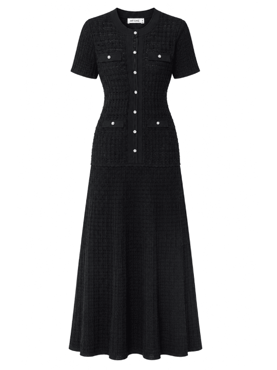 VESTIDO SANDRO EXCLUSIVO - NEGRO