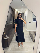 VESTIDO SANDRO EXCLUSIVO - NEGRO