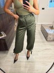 PANTALÓN SATINADO LAZADA - VERDE