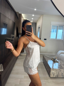 PIJAMA SATINADO PREMIUM - BLANCO