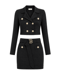 CONJUNTO BALMAIN PREMIUM - NEGRO