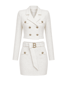 CONJUNTO BALMAIN PREMIUM - BLANCO