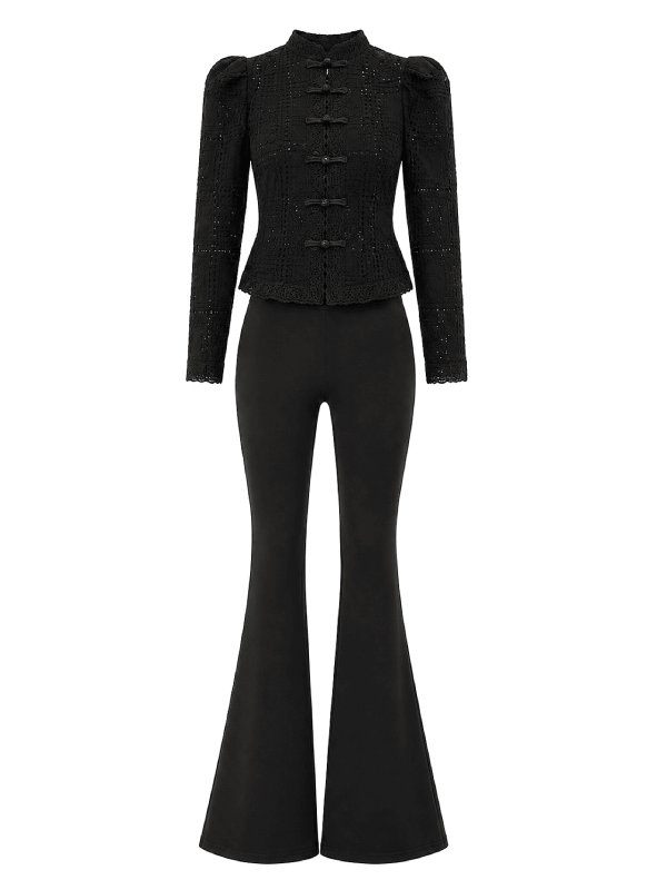 PANTALÓN LICRA FRÍA CAMPANA - NEGRO