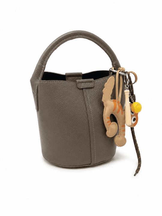 BOLSO PICOTIN - TOUPE (PIEL 100%)