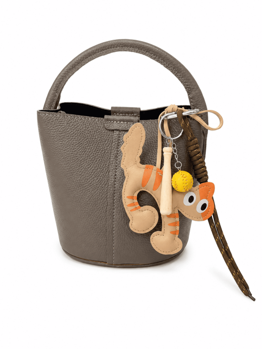 BOLSO PICOTIN - TOUPE (PIEL 100%)