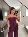 CONJUNTO ALESSIA - BURDEOS