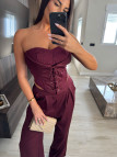 CONJUNTO ALESSIA - BURDEOS