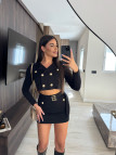 CONJUNTO BALMAIN PREMIUM - NEGRO