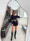 CONJUNTO BALMAIN PREMIUM - NEGRO