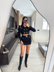 CONJUNTO BALMAIN PREMIUM - NEGRO