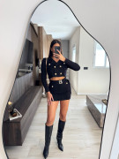 CONJUNTO BALMAIN PREMIUM - NEGRO