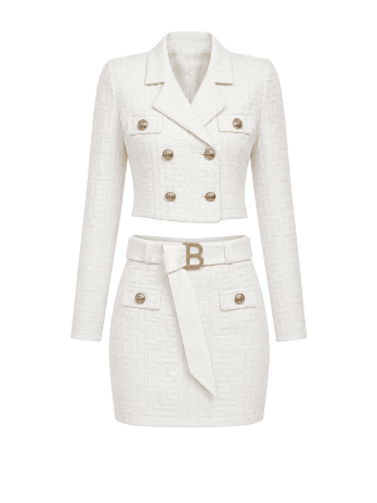 CONJUNTO BALMAIN PREMIUM - BLANCO