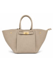 BOLSO PREMIUM DE PIEL 100% - HUESO