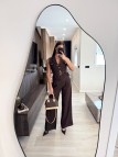 CONJUNTO CHALECO PREMIUM - MARRÓN