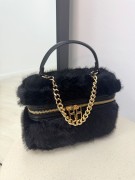 BOLSO VANITY PELO - NEGRO