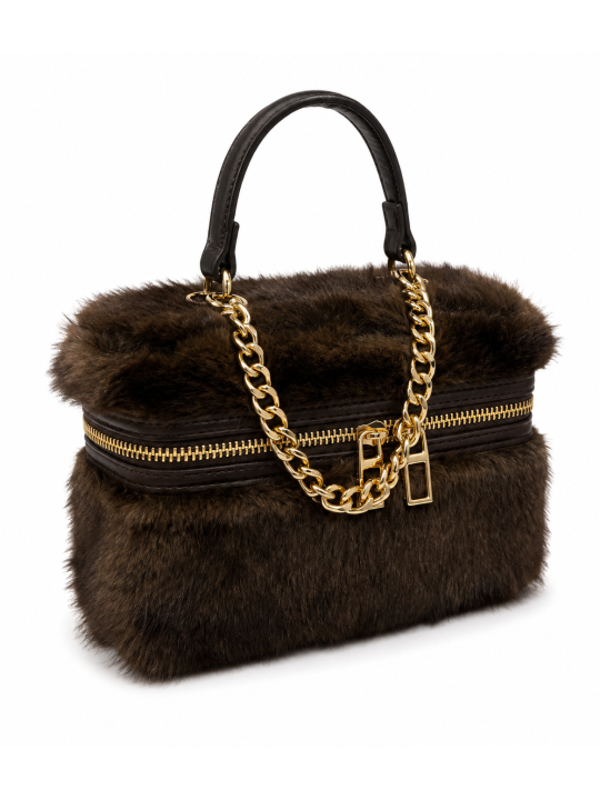 BOLSO VANITY PELO - MARRÓN