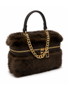 BOLSO VANITY PELO - MARRÓN